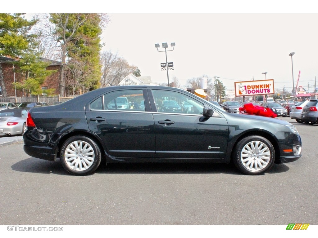 2010 Fusion Hybrid - Tuxedo Black Metallic / Charcoal Black photo #8