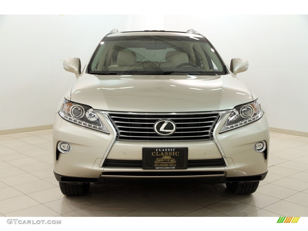 2015 RX 350 AWD - Satin Cashmere Metallic / Parchment photo #2