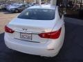 2015 Moonlight White Infiniti Q50 3.7  photo #8