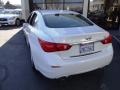 2015 Moonlight White Infiniti Q50 3.7  photo #10