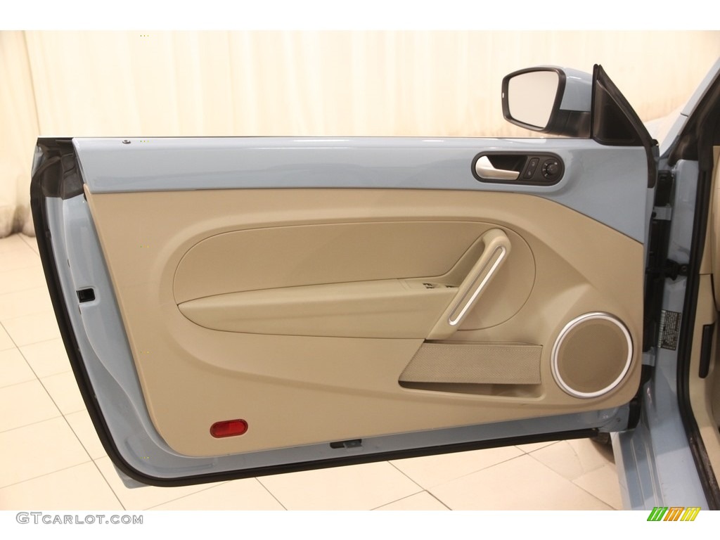 2013 Beetle 2.5L Convertible - Denim Blue / Beige photo #5