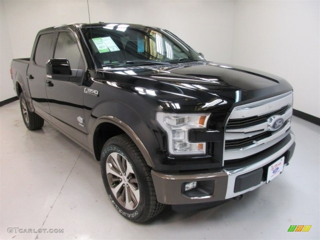 2016 F150 King Ranch SuperCrew 4x4 - Shadow Black / King Ranch Java photo #2