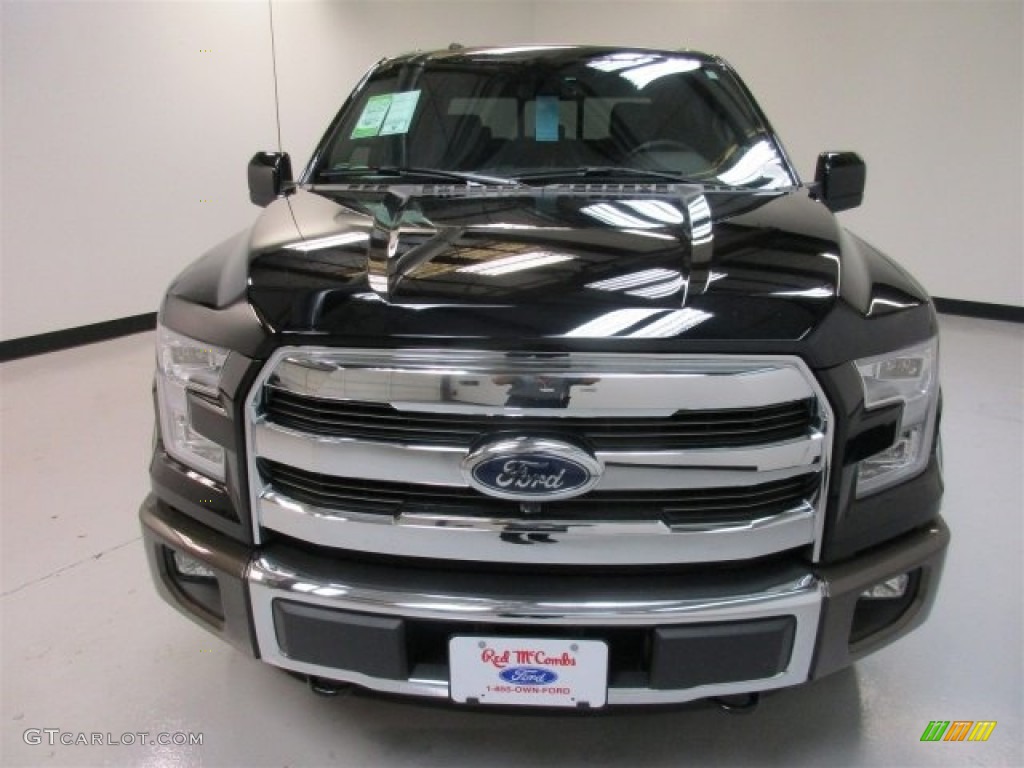 2016 F150 King Ranch SuperCrew 4x4 - Shadow Black / King Ranch Java photo #3