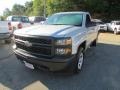 2014 Silver Ice Metallic Chevrolet Silverado 1500 WT Regular Cab 4x4  photo #2
