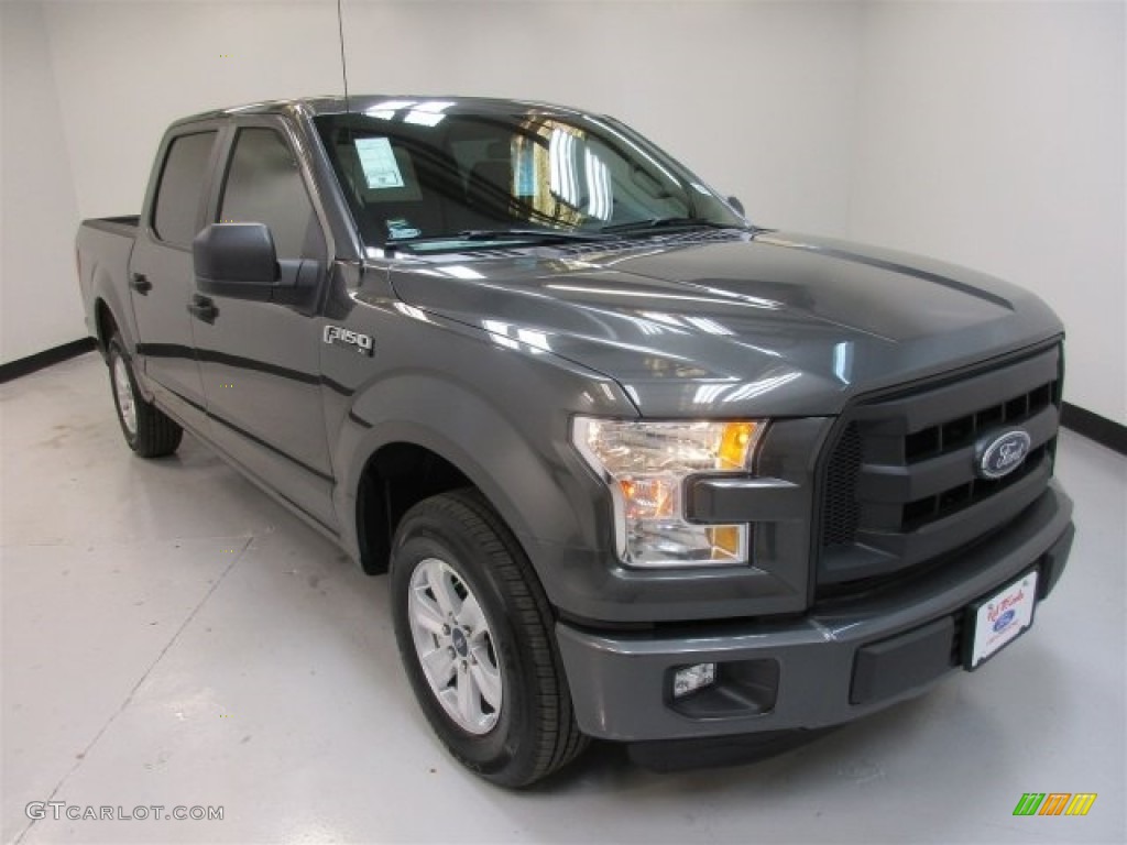 2016 F150 XL SuperCrew - Magnetic / Medium Earth Gray photo #2