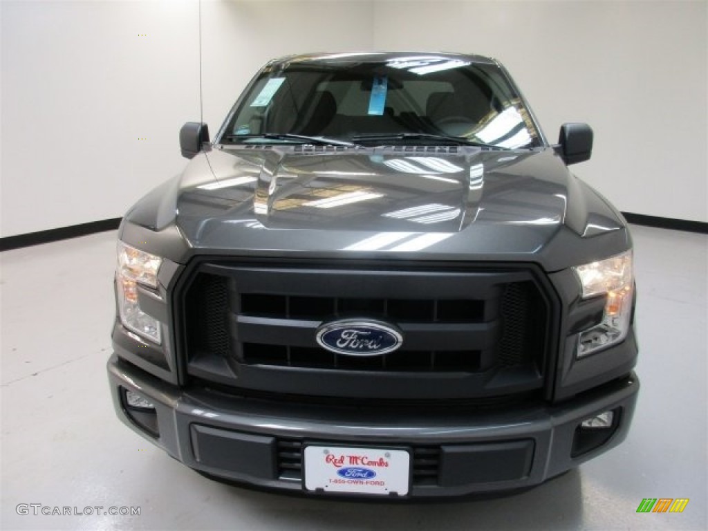2016 F150 XL SuperCrew - Magnetic / Medium Earth Gray photo #3