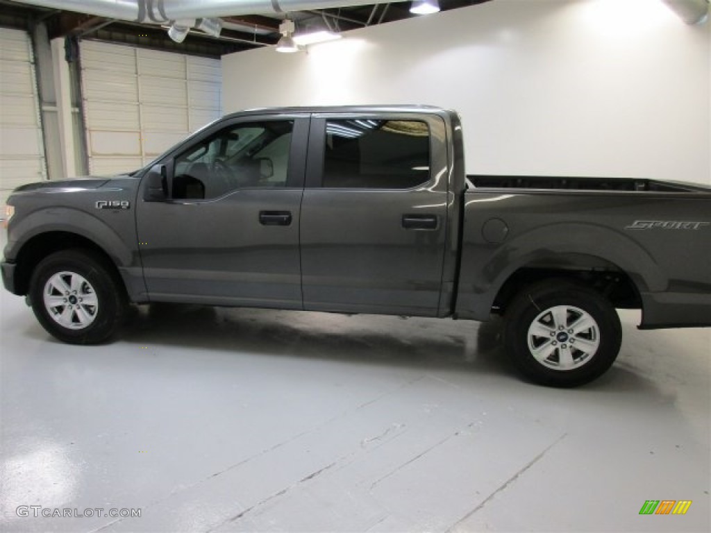 2016 F150 XL SuperCrew - Magnetic / Medium Earth Gray photo #6