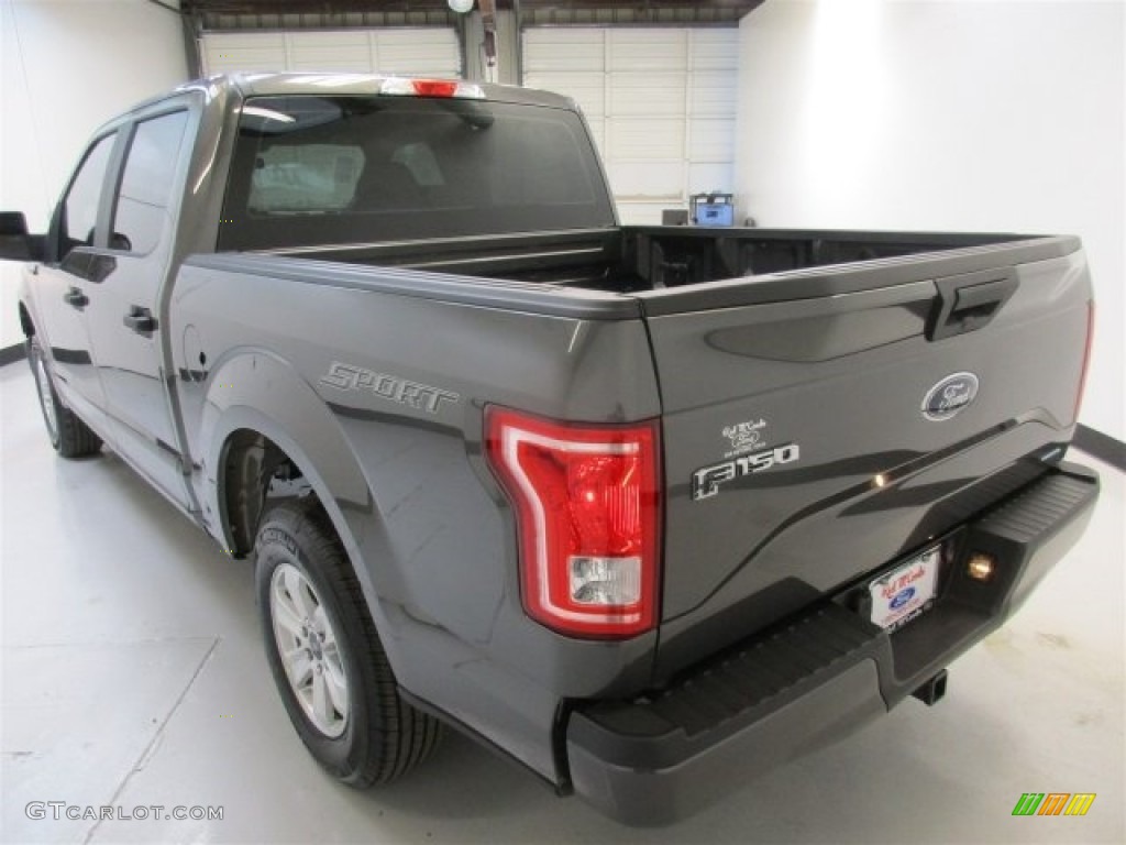 2016 F150 XL SuperCrew - Magnetic / Medium Earth Gray photo #8