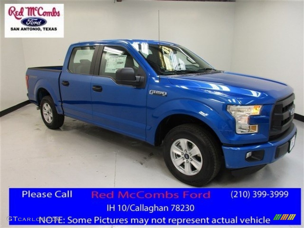 2016 F150 XL SuperCrew - Blue Flame / Medium Earth Gray photo #1