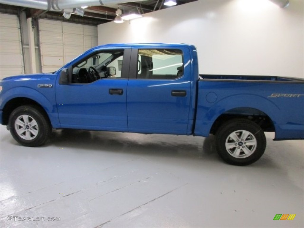 2016 F150 XL SuperCrew - Blue Flame / Medium Earth Gray photo #6