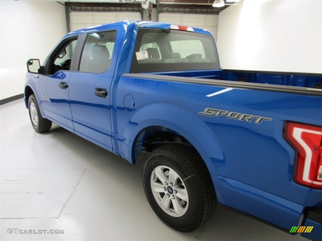 2016 F150 XL SuperCrew - Blue Flame / Medium Earth Gray photo #7