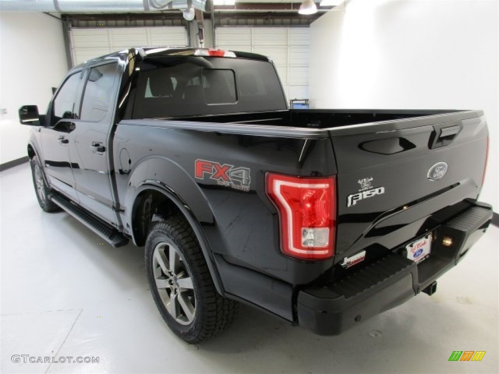 2016 F150 XLT SuperCrew 4x4 - Shadow Black / Black photo #8