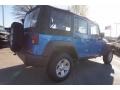 2016 Hydro Blue Pearl Jeep Wrangler Unlimited Sport 4x4  photo #3