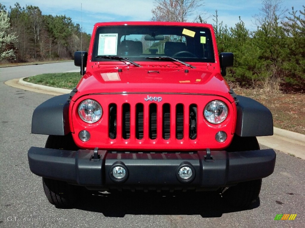 2015 Wrangler Sport 4x4 - Firecracker Red / Black photo #3