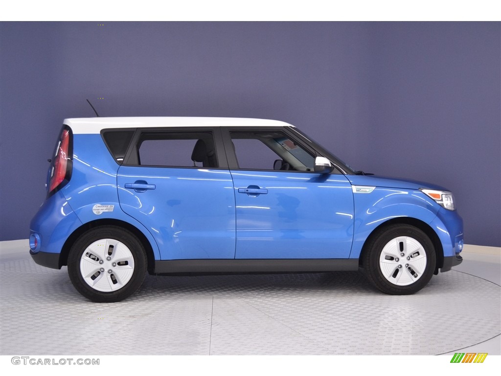 2015 Soul EV - Caribbean Blue / Gray Two Tone photo #8
