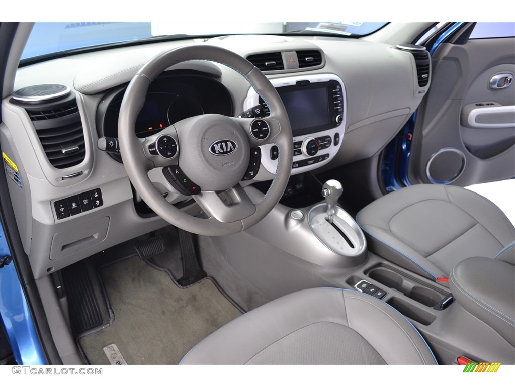 2015 Soul EV - Caribbean Blue / Gray Two Tone photo #12