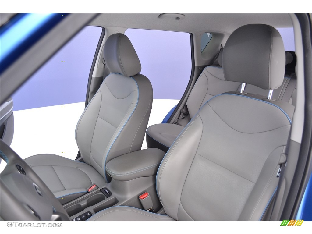 2015 Soul EV - Caribbean Blue / Gray Two Tone photo #13