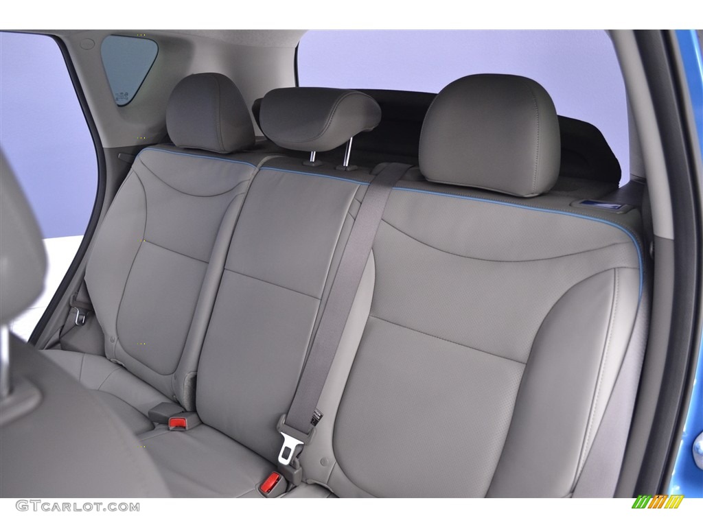 2015 Soul EV - Caribbean Blue / Gray Two Tone photo #15