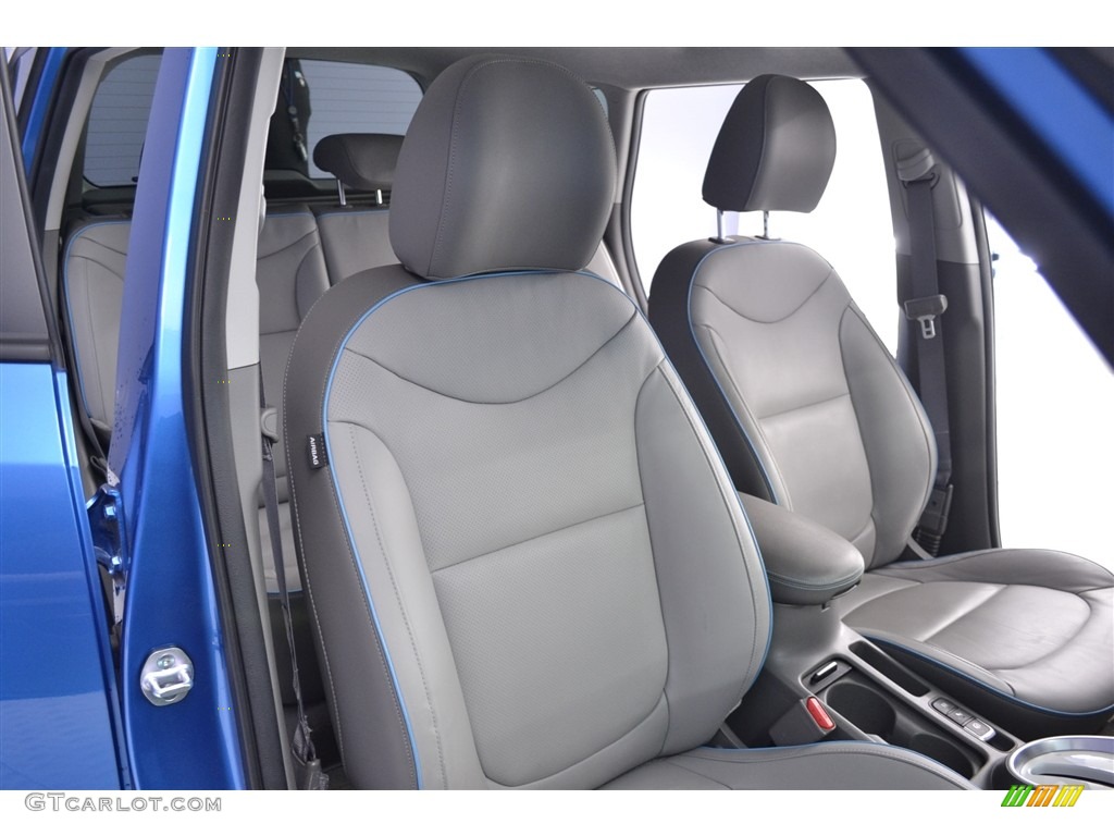 2015 Soul EV - Caribbean Blue / Gray Two Tone photo #17
