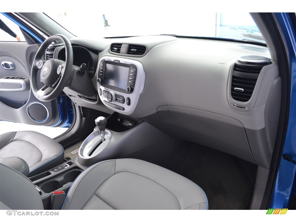 2015 Soul EV - Caribbean Blue / Gray Two Tone photo #18