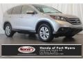 Alabaster Silver Metallic - CR-V EX Photo No. 1