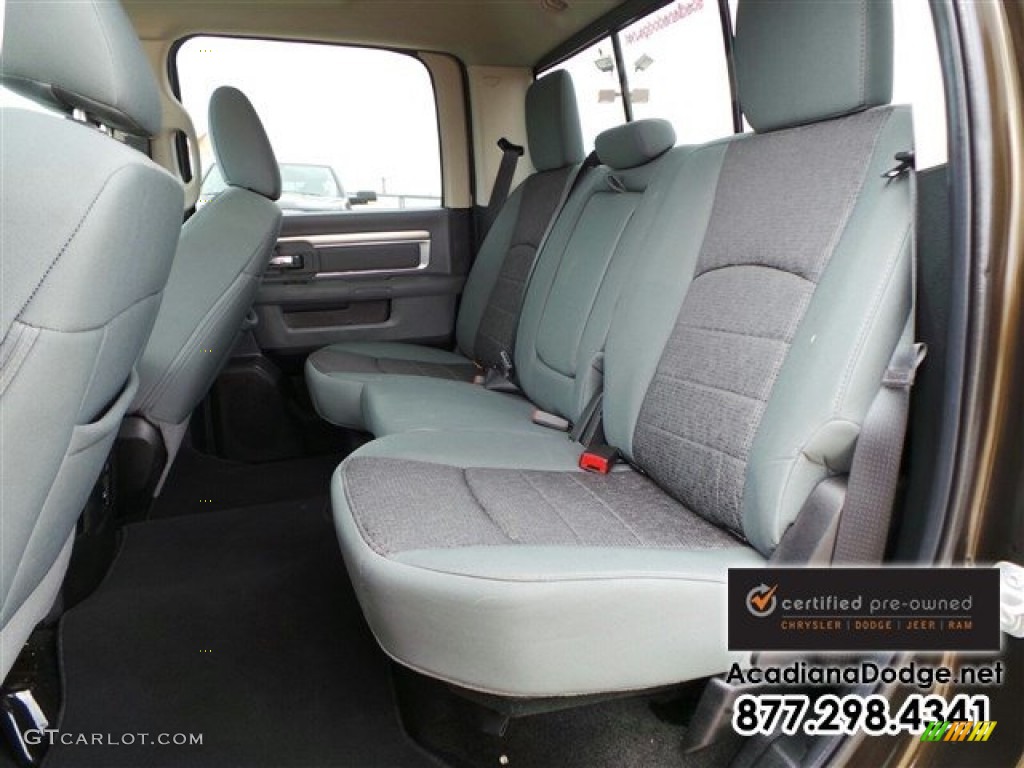 2014 1500 Big Horn Crew Cab - Western Brown / Black/Diesel Gray photo #27