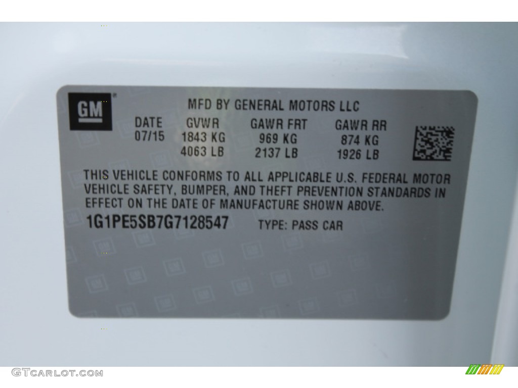 2016 Cruze Limited LT - Summit White / Jet Black photo #17