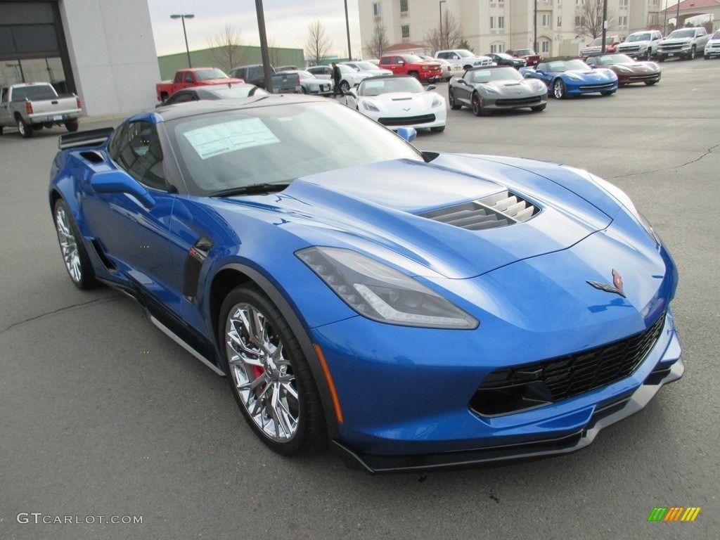 2016 Corvette Z06 Coupe - Laguna Blue Metallic / Gray photo #1