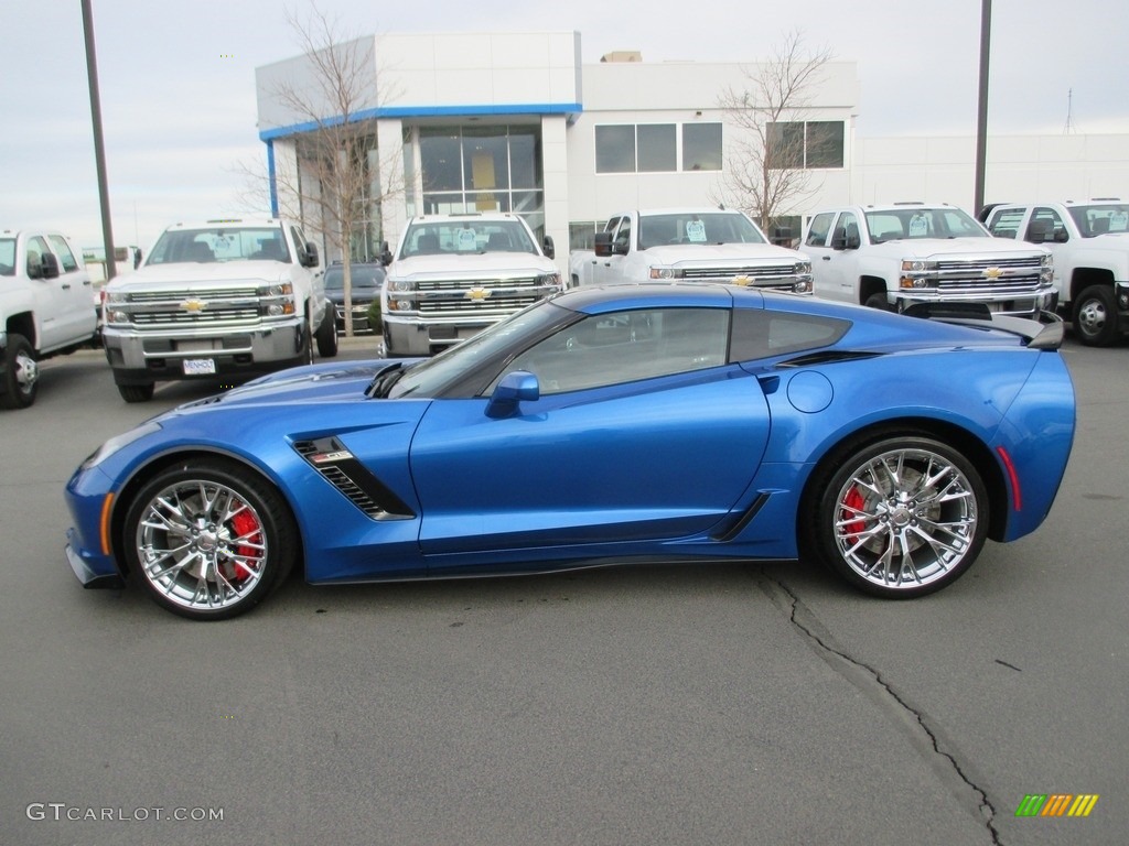 Laguna Blue Metallic 2016 Chevrolet Corvette Z06 Coupe Exterior Photo #111613698