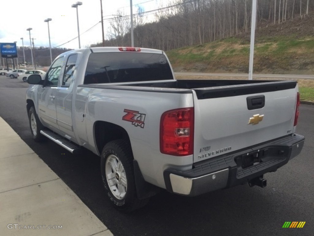 2013 Silverado 1500 LTZ Extended Cab 4x4 - Silver Ice Metallic / Ebony photo #5