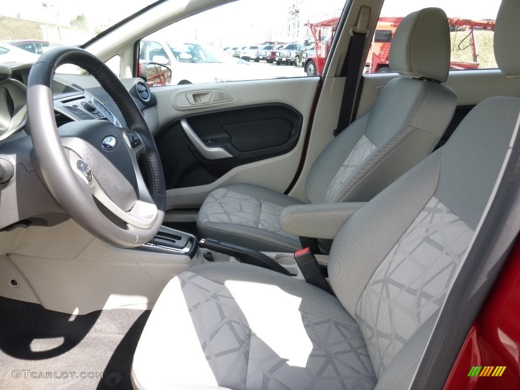 2013 Fiesta SE Hatchback - Ruby Red / Charcoal Black/Light Stone photo #7