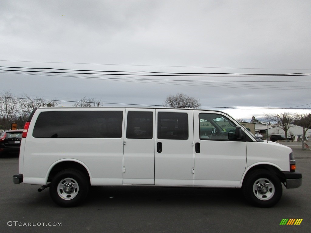 2012 Express LT 3500 Passenger Van - Summit White / Medium Pewter photo #8