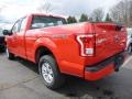 2016 Race Red Ford F150 XL SuperCab 4x4  photo #4