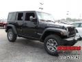 2016 Black Jeep Wrangler Unlimited Rubicon 4x4  photo #4