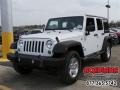 2016 Bright White Jeep Wrangler Unlimited Sport 4x4  photo #1