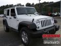 2016 Bright White Jeep Wrangler Unlimited Sport 4x4  photo #4