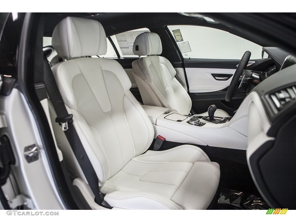 BMW Individual Opal White Interior 2016 BMW M6 Gran Coupe Photo #111621450