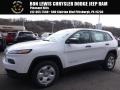 2016 Bright White Jeep Cherokee Sport 4x4  photo #1