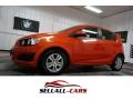 Inferno Orange Metallic 2012 Chevrolet Sonic LT Hatch