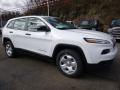 2016 Bright White Jeep Cherokee Sport 4x4  photo #8