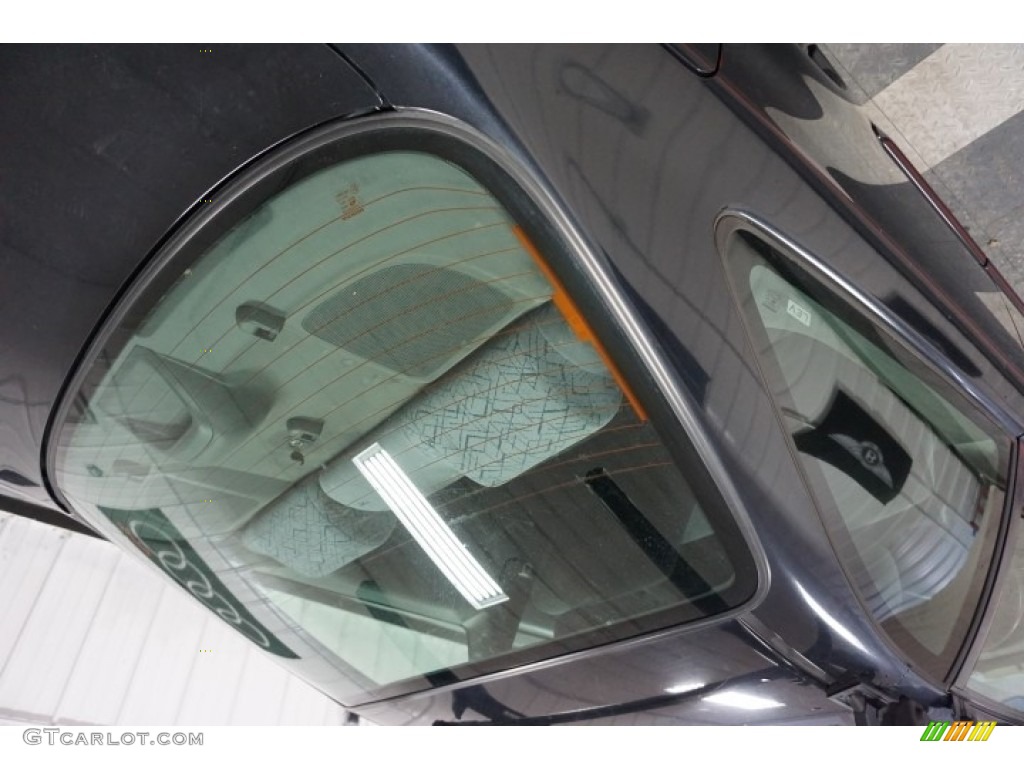 2000 Civic EX Coupe - Flamenco Black Pearl / Dark Gray photo #72