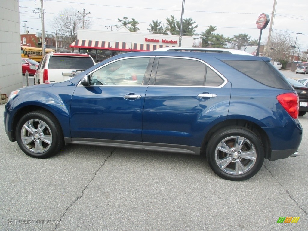 2010 Equinox LTZ AWD - Navy Blue Metallic / Jet Black/Light Titanium photo #8