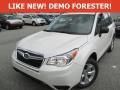 2016 Crystal White Pearl Subaru Forester 2.5i  photo #1