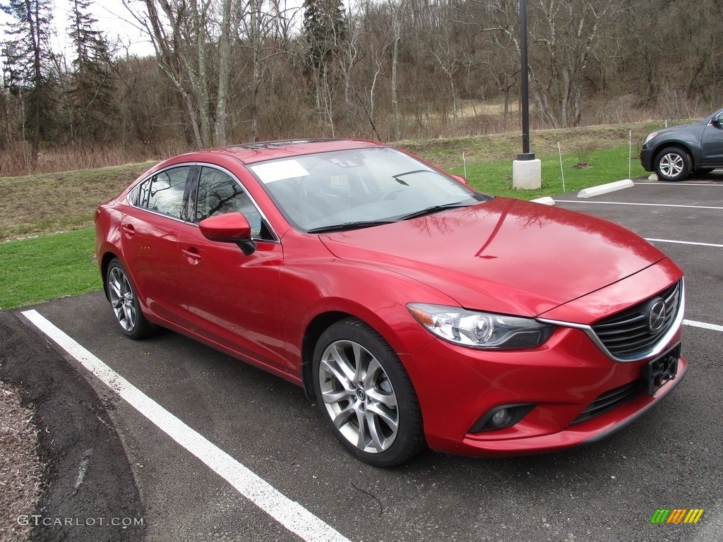 2014 MAZDA6 Grand Touring - Soul Red Mica / Black photo #4