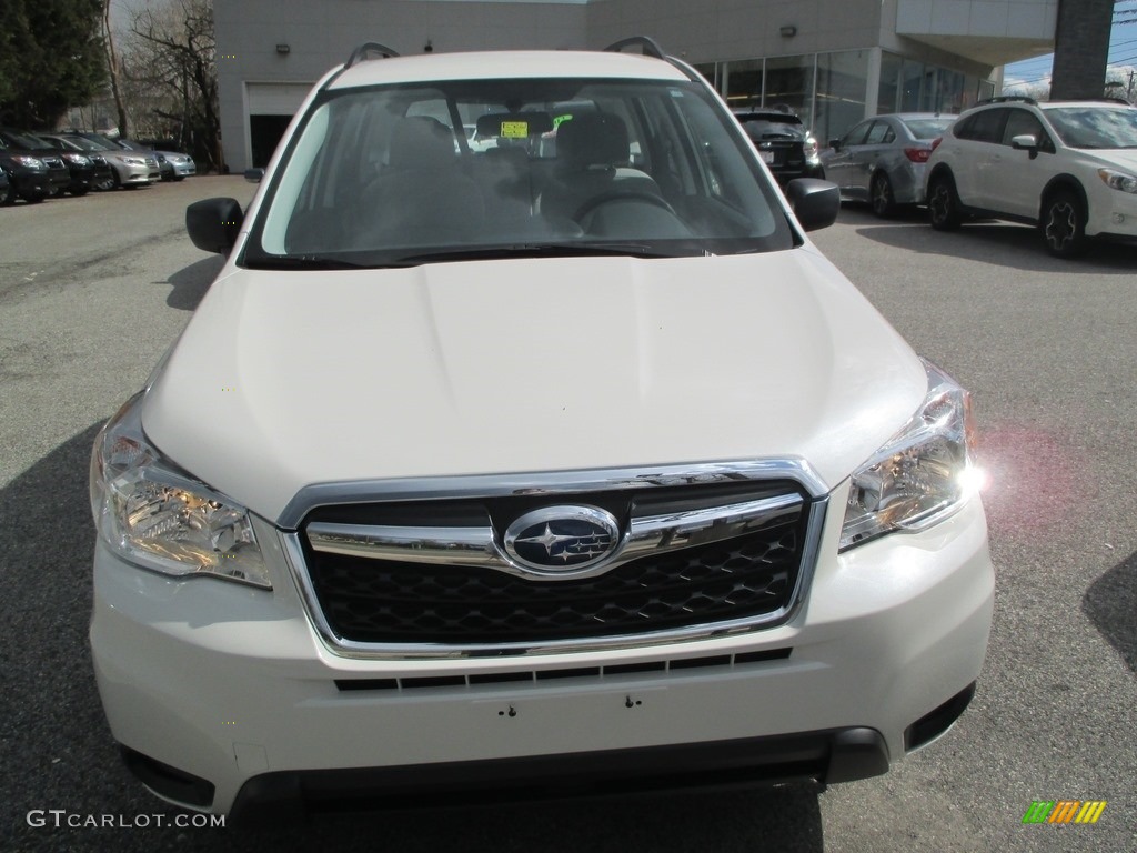 2016 Forester 2.5i - Crystal White Pearl / Gray photo #9