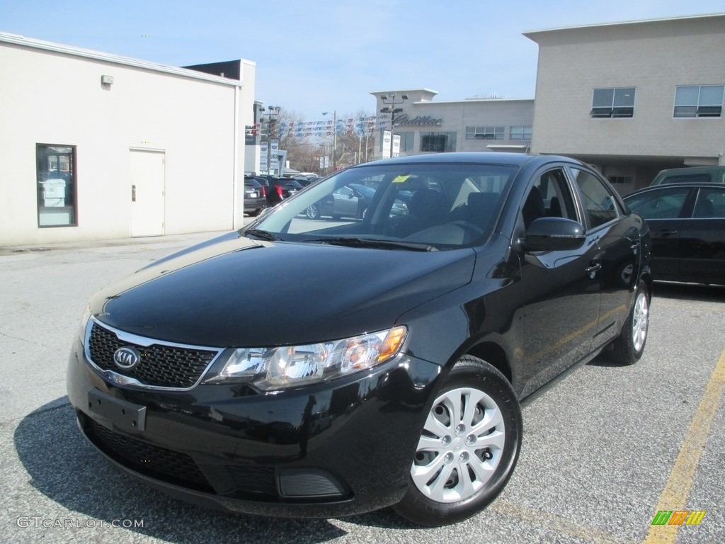 2013 Forte EX - Ebony Black / Black photo #2