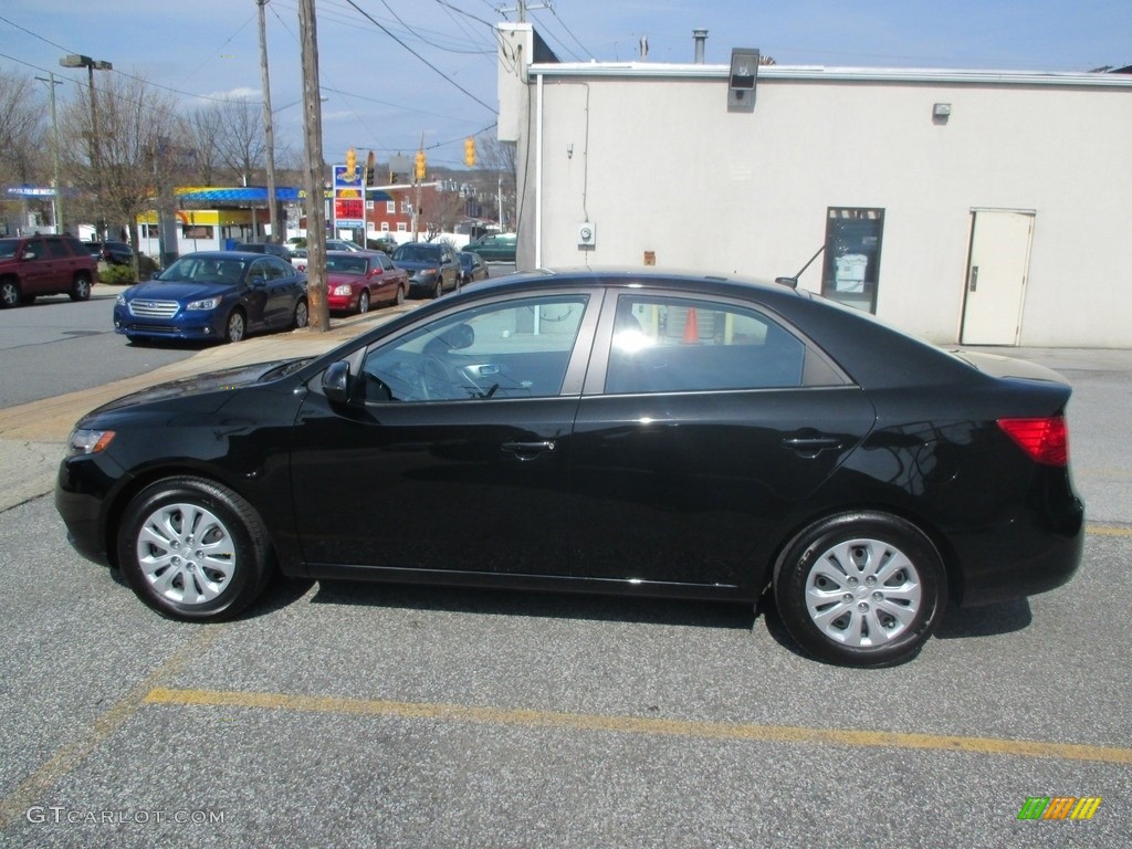 2013 Forte EX - Ebony Black / Black photo #3