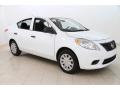 Fresh Powder White 2013 Nissan Versa 1.6 SL Sedan