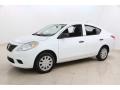 2013 Fresh Powder White Nissan Versa 1.6 SL Sedan  photo #3