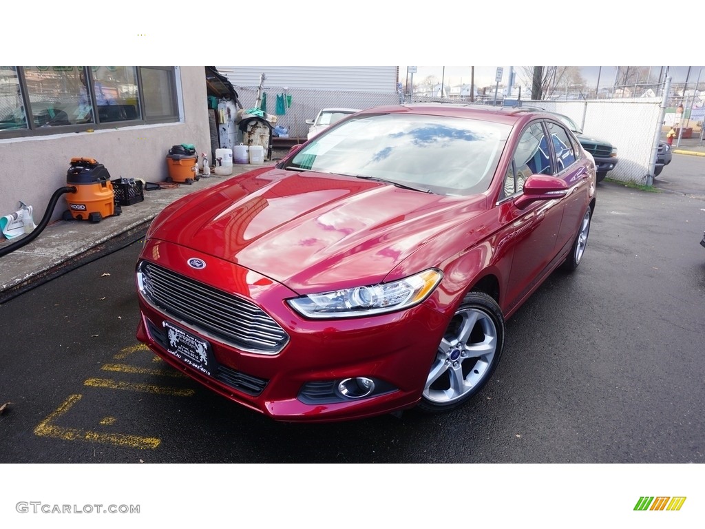 Ruby Red Metallic Ford Fusion